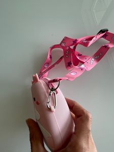 Pink coin Pouch/ sling - new