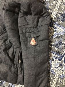 Stylish Gray Puffer Jacket