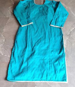 Turquoise &amp; Cream Kurti