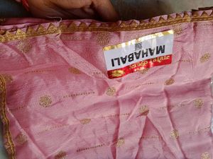 Party Wear Pink Saree