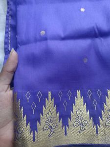 Purple Silk Saree