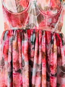 Jc Corset Floral Dress