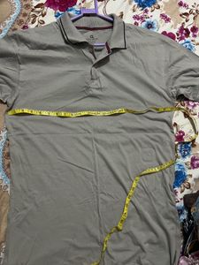 Polo T-Shirt - Light Gray, Size L