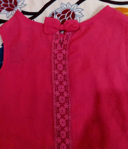 Elegant Pink Top For Girls