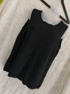 coldwater creek Black Sleeveless Top
