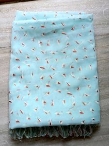 New-Sky Blue Saree
