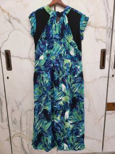 Abstract Print Dress
