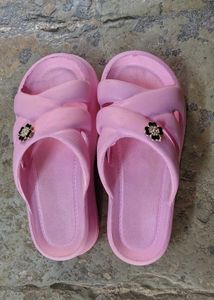 Cute Pink Flower Slides