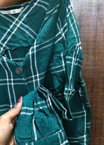 Checked casual shirt for women 🎀