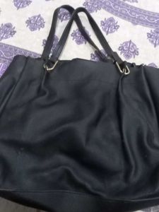 Black Color Mango Tote Bag