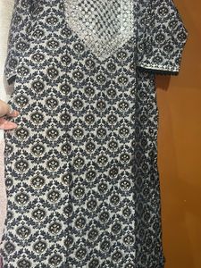 Libas Ethnic Grey Kurta Sets &amp; Dupatta