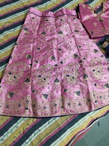 10to12 And 8to10 Year Girl Lehanga Choli Stiched