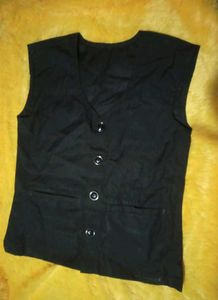 Chic Black Vest