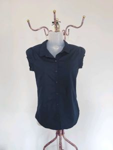Navy Blue Button Down Shirt