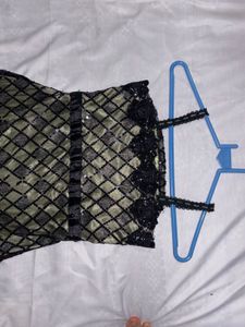 Vintage Sequin Party Dress