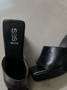 Newwest Sss Black Platform Heels