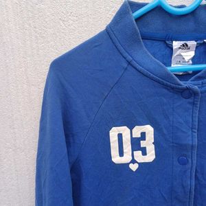 Adidas Blue Varsity Jacket