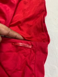 Red High-Waisted Briefs