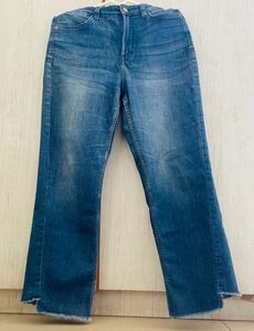 Women Denim High Waist Straight Fit