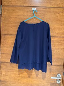 Elegant Navy Blue Top
