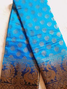 New Blue Saree