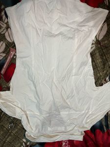 Both White Button-Down Shirt (shirt Bust 30 2nd32