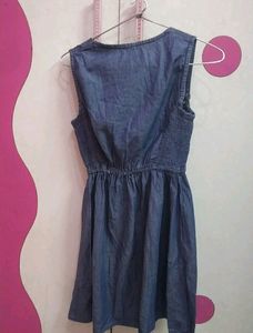 Denim Top With Front Zip