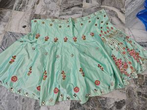 Very Heavy Designer Mirror Work Lehenga Choli