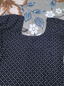 Polka Dot Cotton Kurti