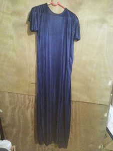 Vintage Navy Blue Nightgown