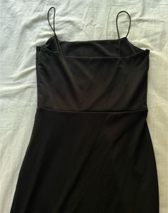 Black Slit Dress