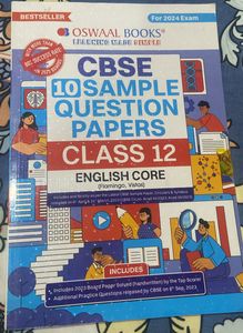 OSWAAL CBSE 10 SQPs ENGLISH CORE Class 12
