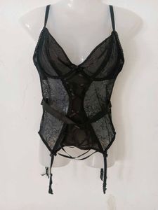 black gothic corset