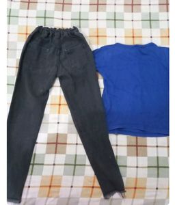 Girl&#39;s Jeans Top