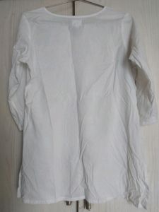 White Chikankari Short Kurti