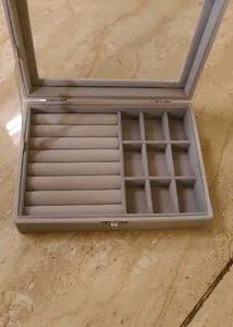 Velvet Jewelry Organizer Box