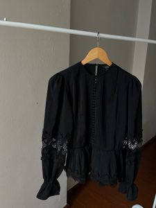 RIVER ISLAND Lace Insert Blouse