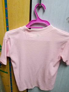 A Pink Crop Top For Women
