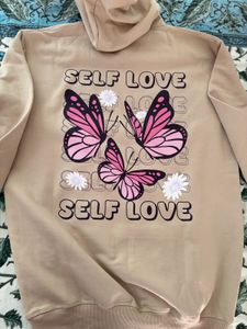 Self love Printed Hoodie