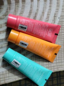 Combo Of Skincare Kit Face Wash Moisturizer Sunscr