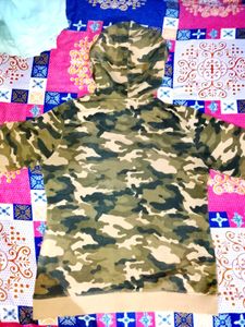 Camo Print Hoodie