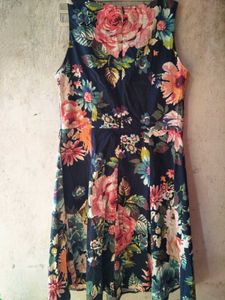 Floral Print Sleeveless Dress