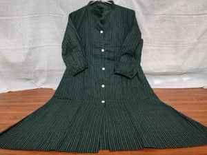 Striped Button-Down Dress