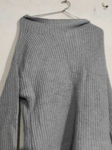 blue Knit Sweater