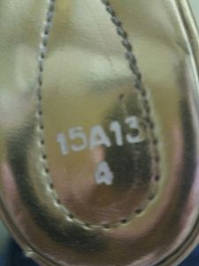 Gold Strappy Sandals