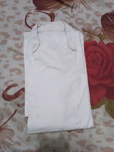 White Cotton Kurta