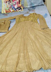 Beautiful Golden Kurta Set