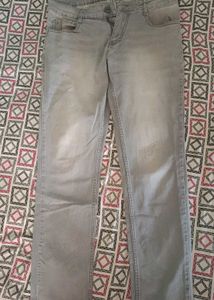 Gray Denim Jeans