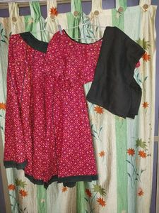 Choli In Red Colour Size XL