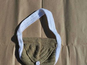 Vintage Crocheted Shoulder Bag